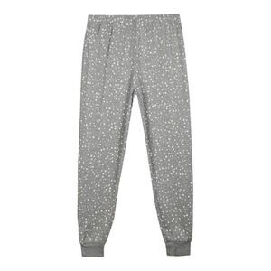 Super soft grey with star print lounge jogger pants size L NWOT